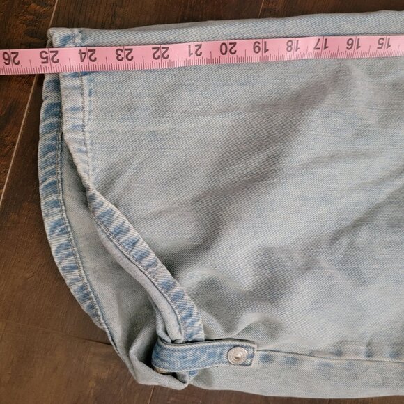 Free People La Vida Pull On Jeans Womens S Low Rise Slouchy Y2K Boho Relaxed 90s - Picture 9 of 9